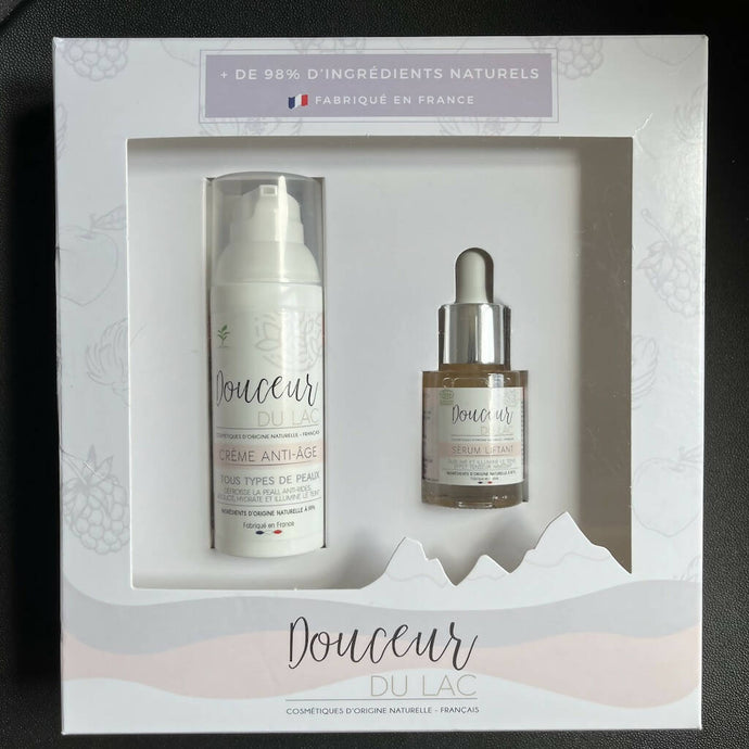 Coffret crème anti-âge sérum liftant | Vegan et Naturel