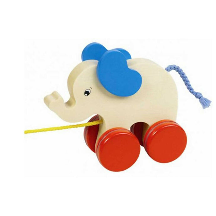Eléphant à tirer Marche Dès 1 an jeux et jouets en bois éco-responsable mes produits verts