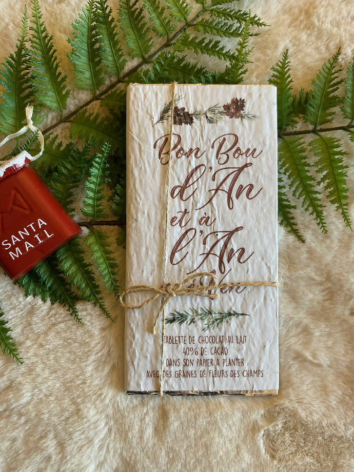 Tablette Chocolat au lait 40% de cacao issu de l'agriculture biologique Spécial Provence
