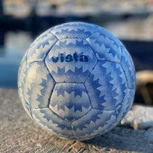 Charger l&#39;image dans la galerie, Ballon de football écoresponsable Azur - Taille 5 - Upcyclé