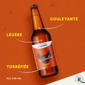 Pack de 6 bières Rousses artisanales et locales - La Goulue