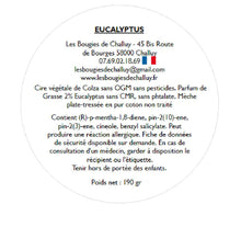 Charger l&#39;image dans la galerie, Etiquette CLP Eucalyptus Les Bougies de Challuy-fi34606326x1001