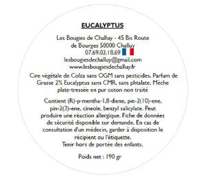 Etiquette CLP Eucalyptus Les Bougies de Challuy-fi34606326x1001
