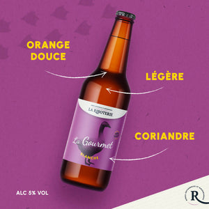 Pack 6 bières Blanches artisanales et locales - La Gourmet