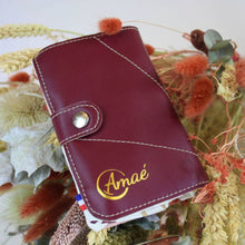 Charger l&#39;image dans la galerie, Tote bag tissu cuir vegan et fait main en France