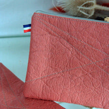 Charger l&#39;image dans la galerie, Pochette plate Vegan fait main en France