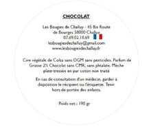 Charger l&#39;image dans la galerie, Etiquette CLP Chocolat Les Bougies de Challuy-fi34649210x1001