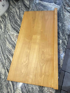 Grande planche à découper avec rebord fabriqué artisanalement en bois d'érable