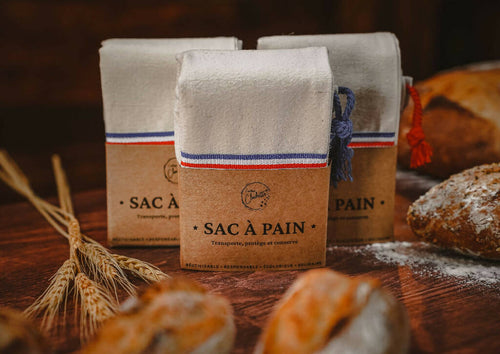 L'authentique Sac à Pain de nos grands parents en lin/métis by l'Effet Clochette