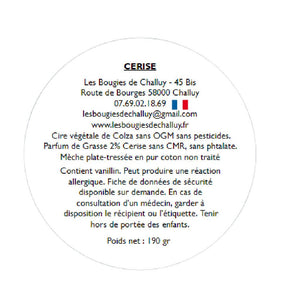 Etiquette CLP Cerise Noire Explosive Les Bougies de Challuy-fi34649464x1001