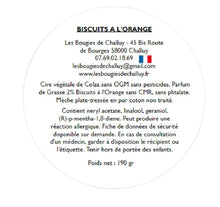 Charger l&#39;image dans la galerie, Etiquette CLP Biscuits à l&#39;orange Les Bougies de Challuy-fi34649375x1001