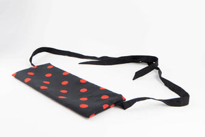 Pochette pour bouillotte sèche avec lanières