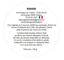 Charger l&#39;image dans la galerie, Etiquette CLP Banane Les Bougies de Challuy-fi34605734x1001