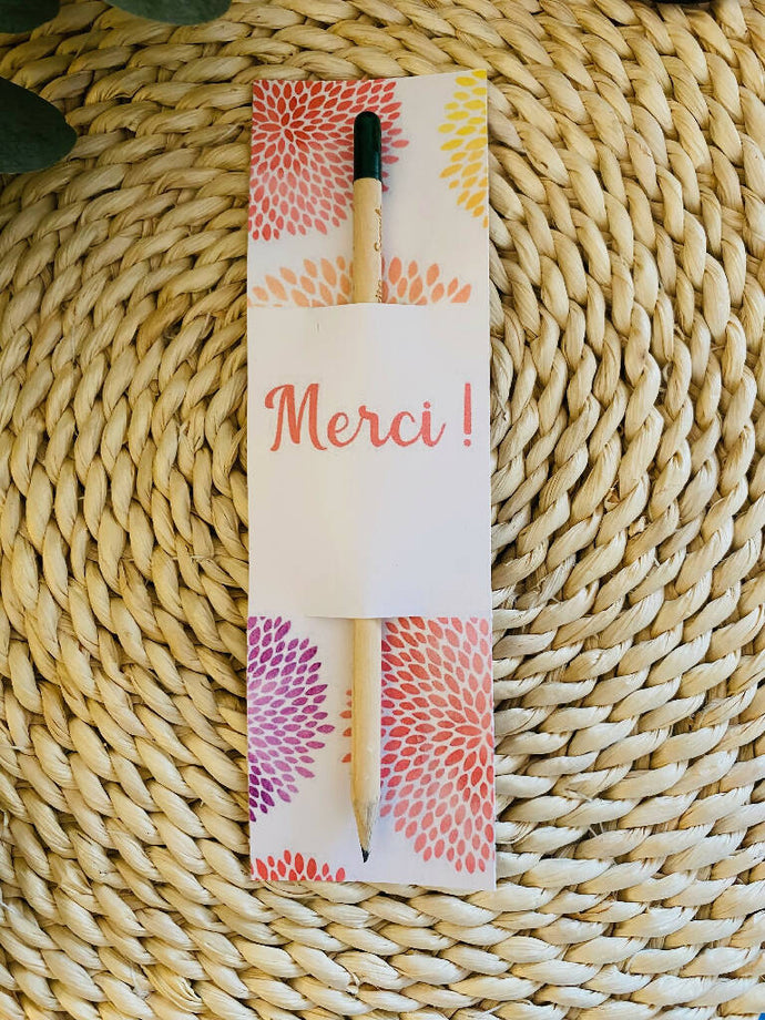 Crayon à planter Merci