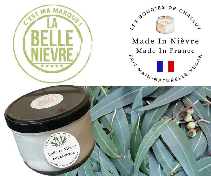 Eucalyptus - Les Bougies de Challuy- Made In Nièvre - Nevers