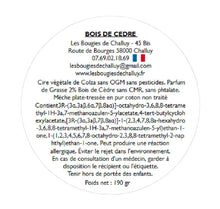 Charger l&#39;image dans la galerie, Etiquette CLP Bois de Cèdre Les Bougies de Challuy-fi34649258x1001