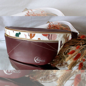 La Banane en cuir Vegan et tissu Bio | Artisanale Faite main