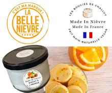 Charger l&#39;image dans la galerie, Biscuit à l&#39;Orange - Les Bougies de Challuy - Made In Nièvre - Nevers