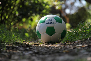 Ballon de football écoresponsable Rétro - Taille 5 - Upcyclé