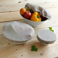 Trio de couvres plats en lin | Ecologiques et naturels