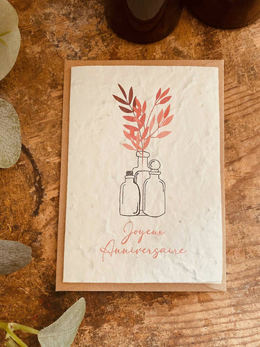 Carte à planter Joyeux Anniversaire