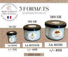Charger l&#39;image dans la galerie, BOUGIE &quot;ANTI-ODEUR TABAC TROPICAL&quot; MADE IN NIÈVRE