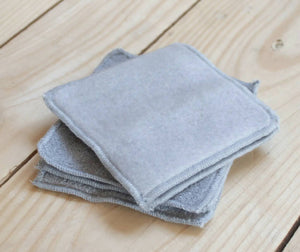 Lot de 5 lingettes démaquillantes réutilisable
