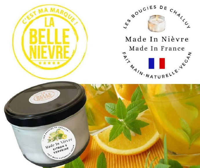 Citron  Verveine - Les Bougies de Challuy - Made In Nièvre-fi35220082x1001