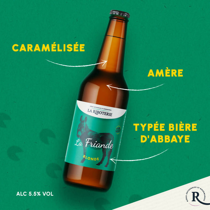 Pack de 6 bières Blondes artisanales et locales - La Friande