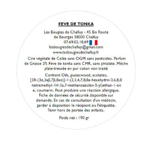 Etiquette CLP Fève de Tonka Les Bougies de Challuy-fi34649654x1001