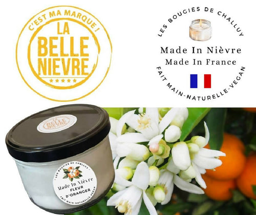Fleur d'Oranger - Les Bougies de Challuy - Made In Nièvre - Nevers