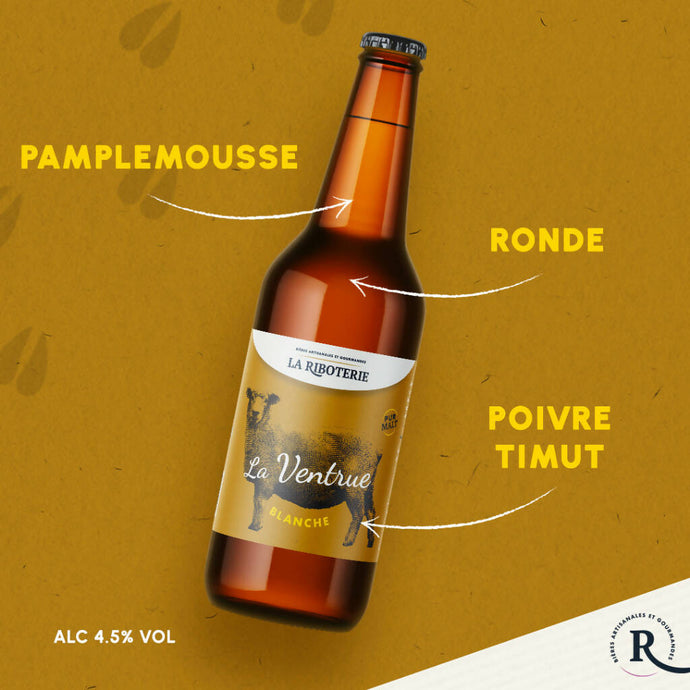 Pack de 6 bières Blanches artisanales et locales - La Ventrue