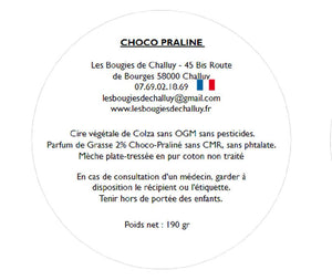Etiquette CLP Rocher Praliné Les Bougies de Challuy-fi34606351x1001