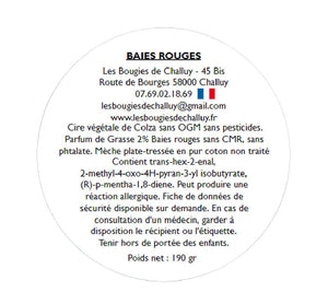 Etiquette CLP Baies Rouges Les Bougies de Challuy-fi34615892x1001