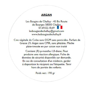 Etiquette CLP Argan Les Bougies de Challuy-fi34606066x1001