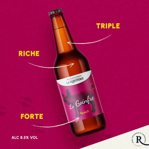 Pack de 6 bières Triples artisanales et locales - La Goinfre