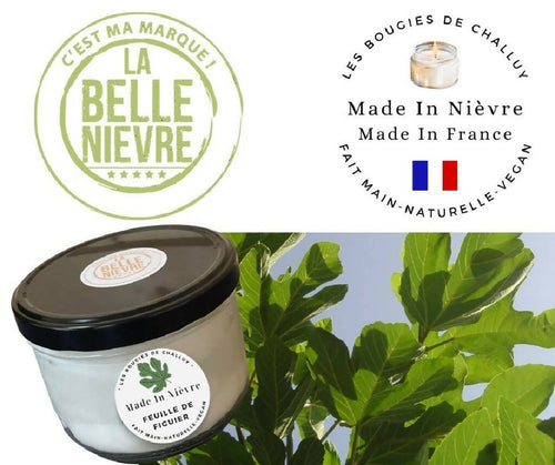 Feuille de Figuier - Les Bougies de Challuy - Made In Nièvre - Nevers