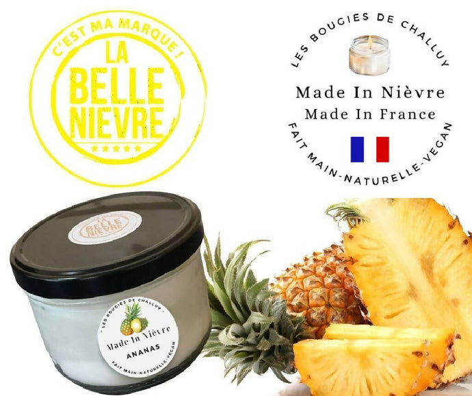Ananas - Les Bougies de Challuy - Made In Nièvre - Nevers