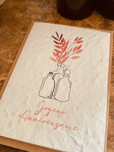 Carte à planter Joyeux Anniversaire