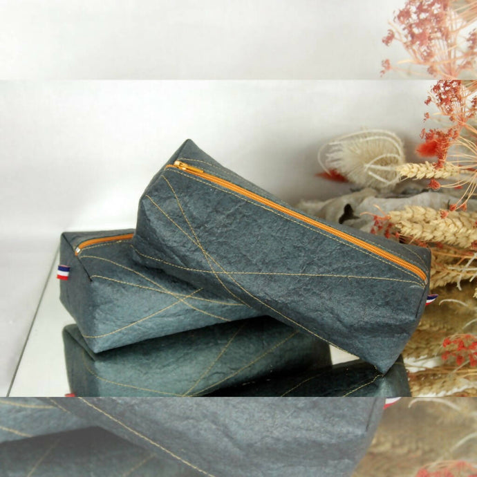 Trousse carré Vegan et fait main en France