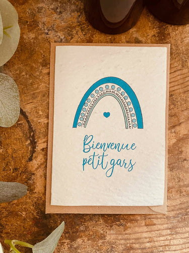 Carte à planter Bienvenue Petit Gars